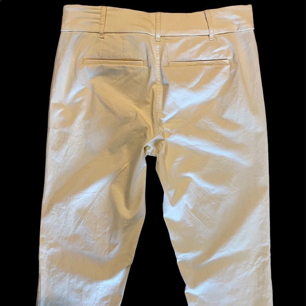 Loft Pale Yellow Pants, Marisa Fit, Size 2 - Picture 3 of 5